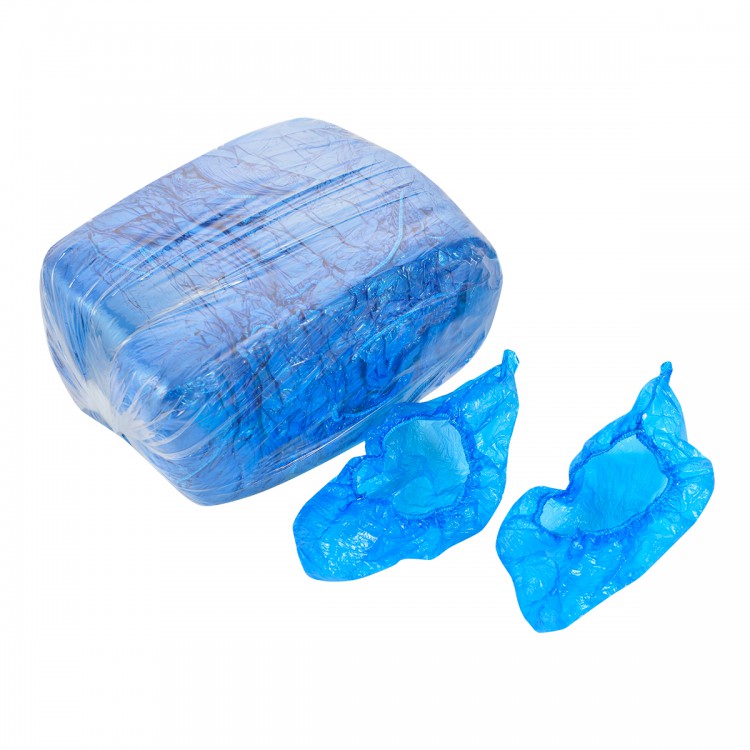  Çift Lastik 40 micron Galoş - Mavi